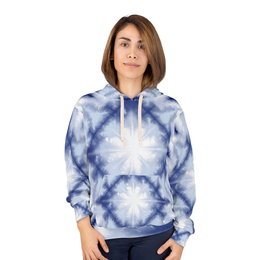 Tie-Dye  Pullover Hoodie - Cozy AOP Design, Casual Wear, Perfect Gift for All Seasons, Trendy Streetwear
