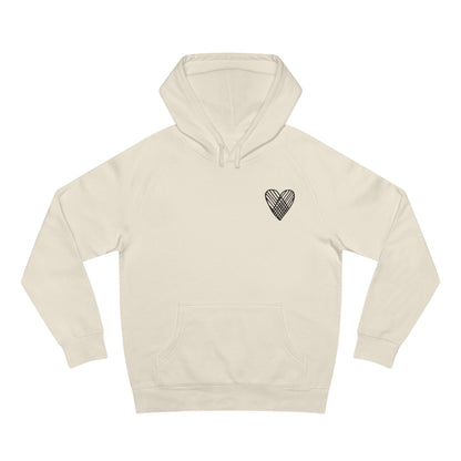 Heart Pattern  Hoodie