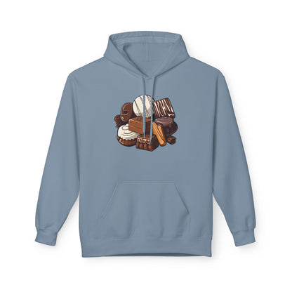Indulgent Treats Hoodie - Perfect for Dessert Lovers, Cozy Gift, Snack Enthusiast Apparel, Sweet Tooth Hoodie, Funny Dessert Wear