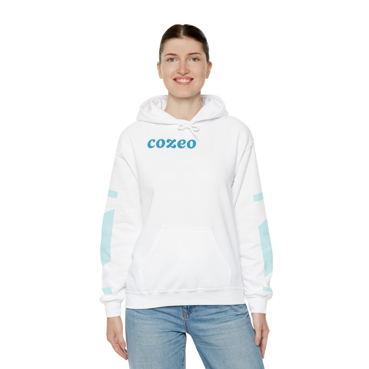 Authentic Cozeo Graphic Hoodie Heavy Blend Sweatshirt, Cute Bear Hoodie, Casual Wear, Fall Fashion, Gift for Teens