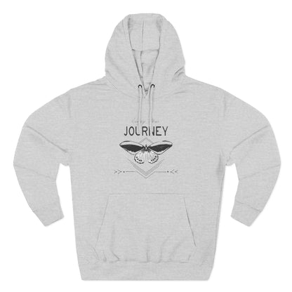 Journey Fleece Hoodie - Cozy White Pullover for Adventurers