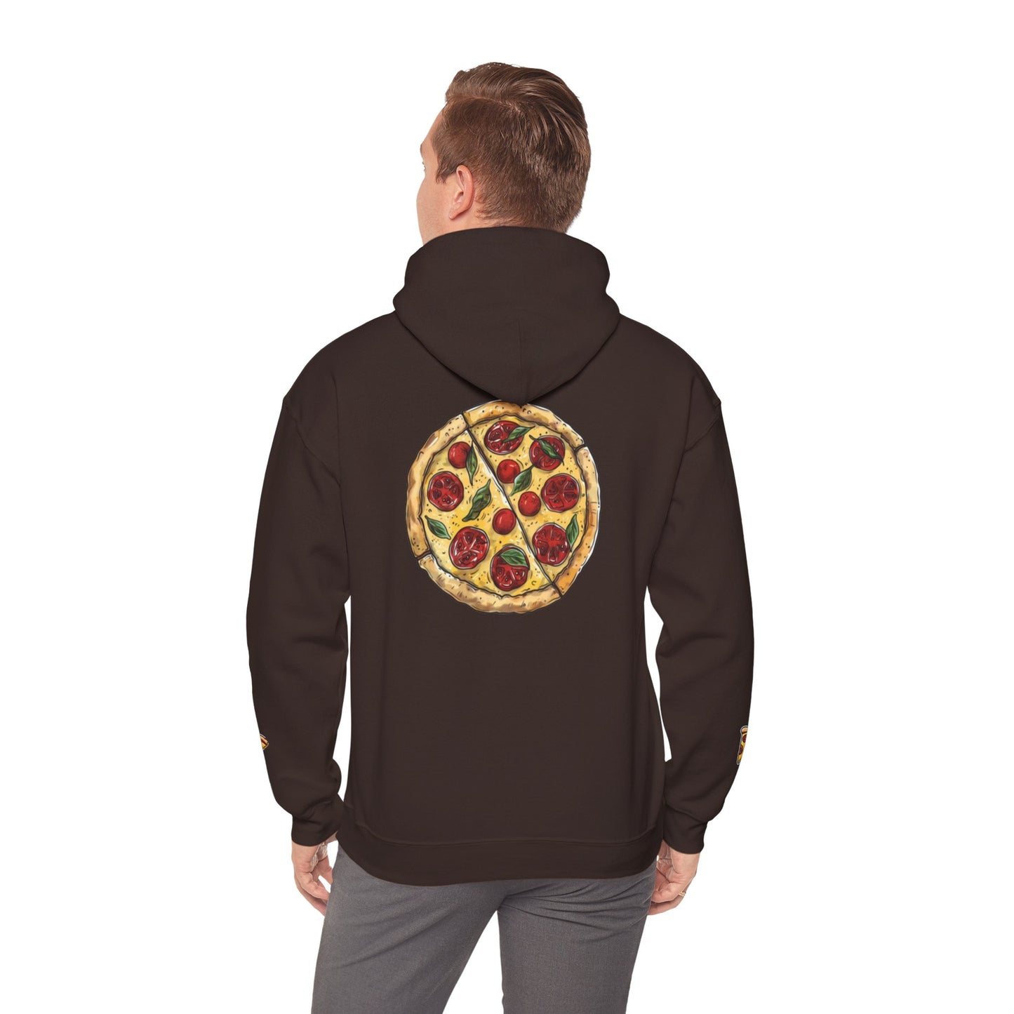 pizza design Heavy Blend™ Hooded Sweatshirt