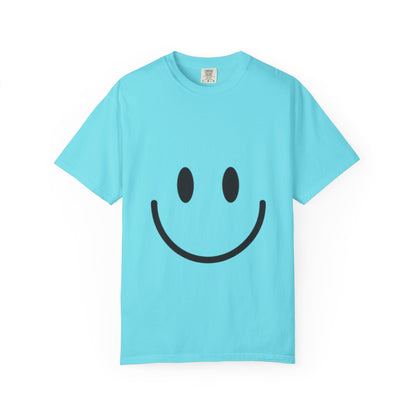 Smiley Face  T-Shirt, Fun Graphic Tee, Casual Wear, Gift for Friends, Positive Vibes Shirt, Happy Birthday Gift, Summer Essentials