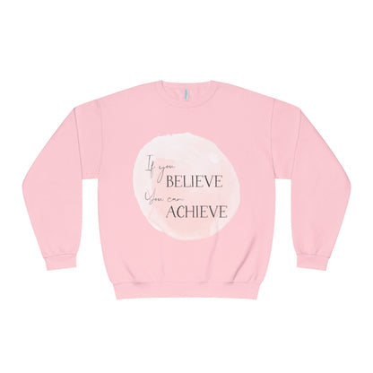 Inspirational Crewneck Sweatshirt, Motivational Wear, Gift for Her, Cozy Fashion, Positive Quote Apparel, Everyday Comfort