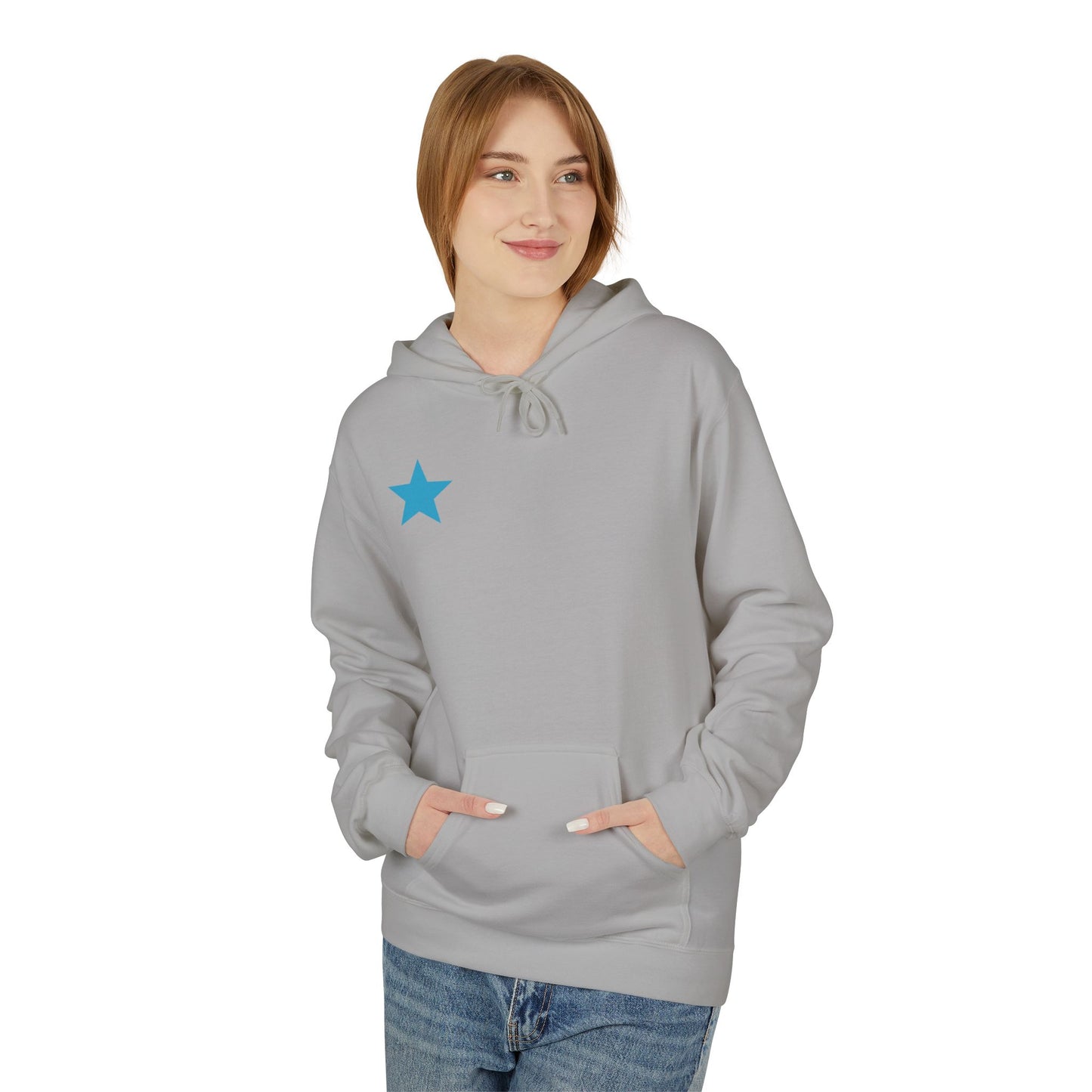 New York Star Hoodie, Fleece Sweatshirt, Casual Streetwear, Perfect Gift for Travelers, Cozy Hoodie, Summer Essential