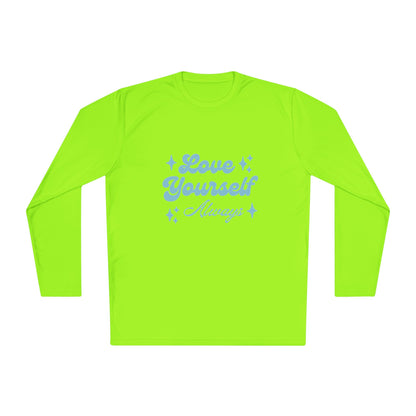 Love Yourself Long Sleeve Tee |  Comfort Wear, Self-Care Gift, Inspirational Shirt, Casual Outfit, Modern Apparel