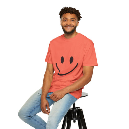 Smiley Face  T-Shirt, Fun Graphic Tee, Casual Wear, Gift for Friends, Positive Vibes Shirt, Happy Birthday Gift, Summer Essentials