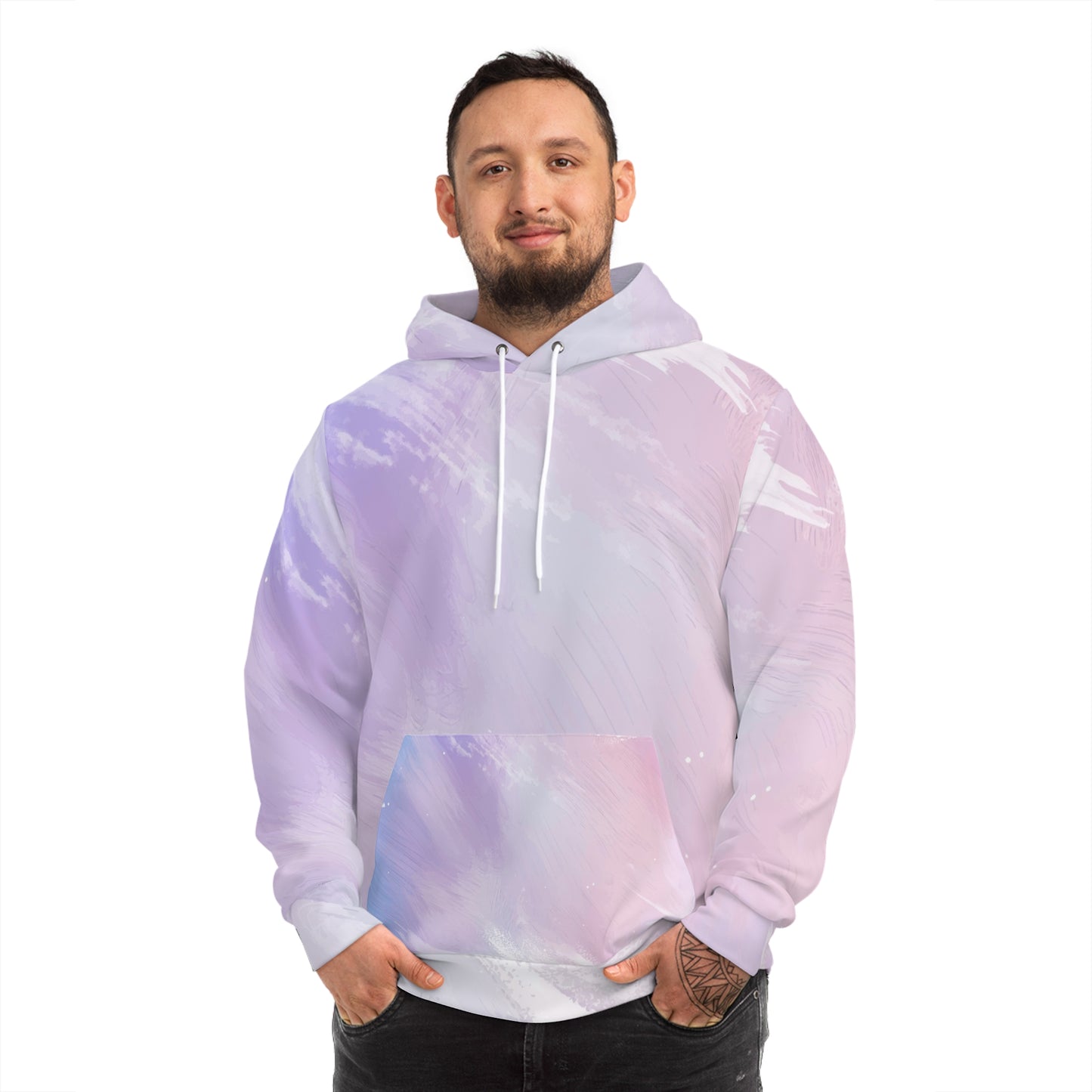 Pastel Abstract Fashion Hoodie, Cozy Sweatshirt for Teens, Stylish Gift for Her, Summer Layering, Trendy Casualwear