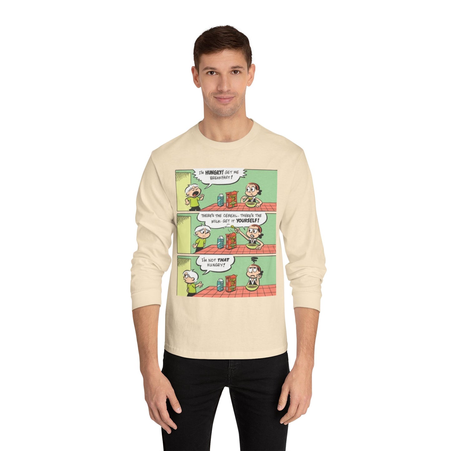 Fun Graphic Long Sleeve T-Shirt