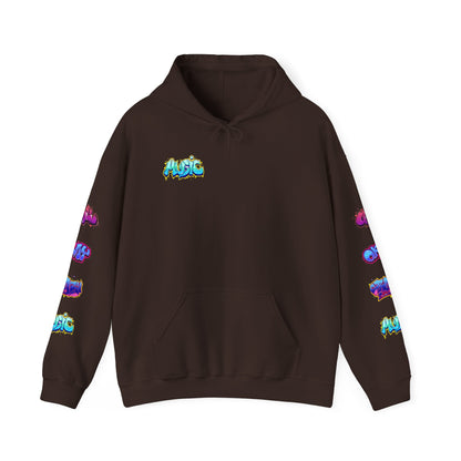 Graffiti Art  Hoodie - Cozy Streetwear, Unique Gift for Art Lovers, Perfect for Festivals, Casual Wear, Cool Graphic Sweatshirt