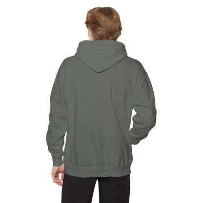Sporty  Garment-Dyed Hoodie - Casual Comfort for Sports Lovers,  Apparel, Activewear, Gift for Athletes, Cozy Loungewear