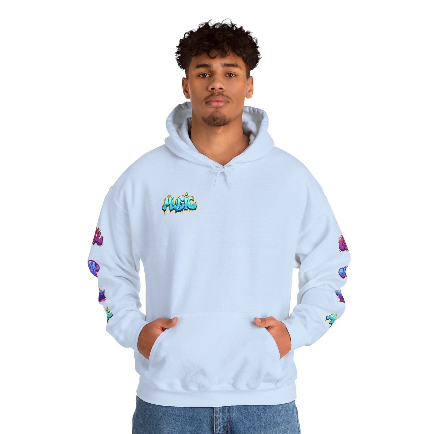 Graffiti Art  Hoodie - Cozy Streetwear, Unique Gift for Art Lovers, Perfect for Festivals, Casual Wear, Cool Graphic Sweatshirt
