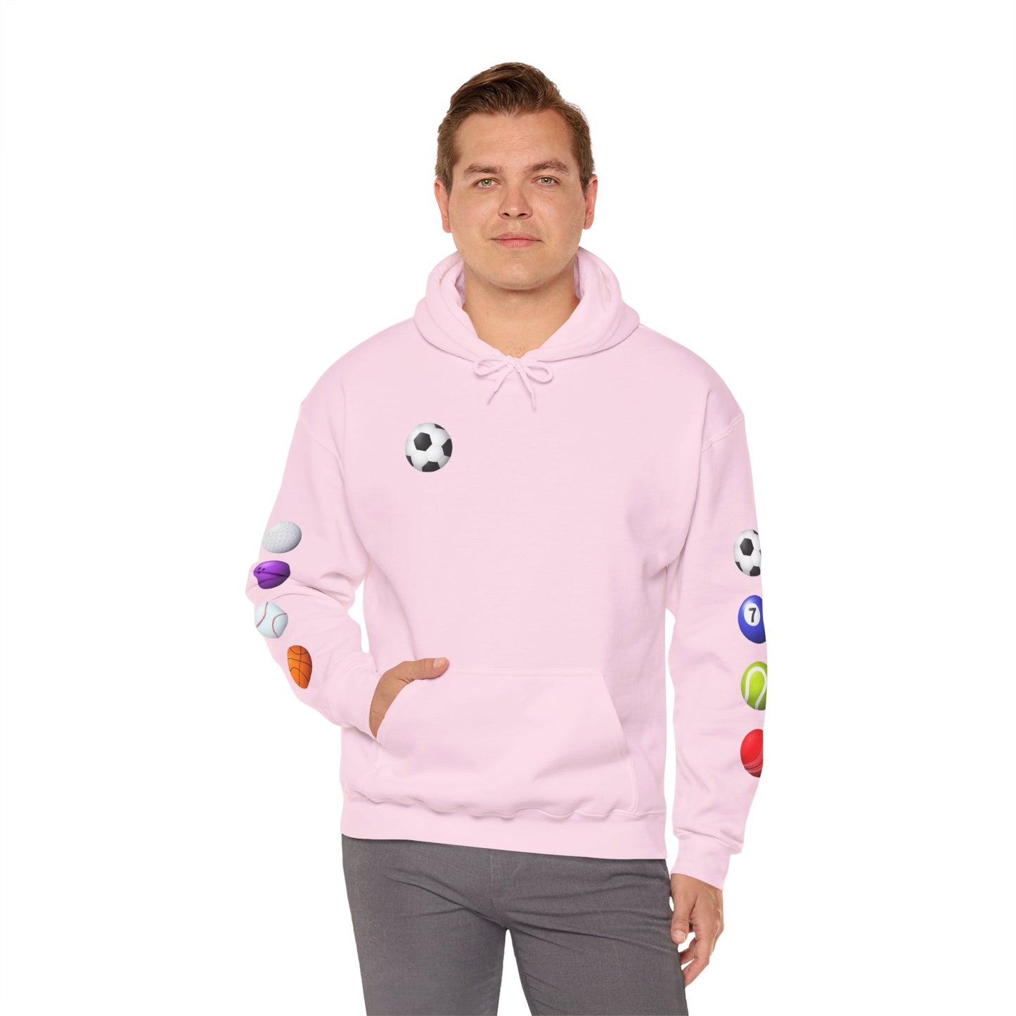Sports-Themed Hoodie, Perfect for Athletes, Gifts for Sports Lovers, Cozy Sweatshirt for Game Days, Casual Wear