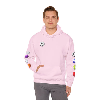 Sports-Themed Hoodie, Perfect for Athletes, Gifts for Sports Lovers, Cozy Sweatshirt for Game Days, Casual Wear