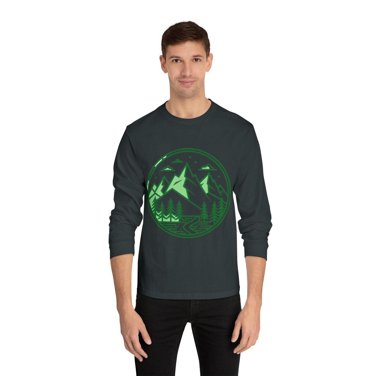 Nature-Inspired Long Sleeve T-Shirt