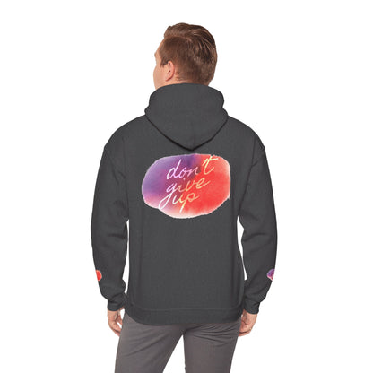keep going design Heavy Blend™ Hooded Sweatshirt