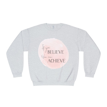Inspirational Crewneck Sweatshirt, Motivational Wear, Gift for Her, Cozy Fashion, Positive Quote Apparel, Everyday Comfort