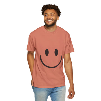 Smiley Face  T-Shirt, Fun Graphic Tee, Casual Wear, Gift for Friends, Positive Vibes Shirt, Happy Birthday Gift, Summer Essentials