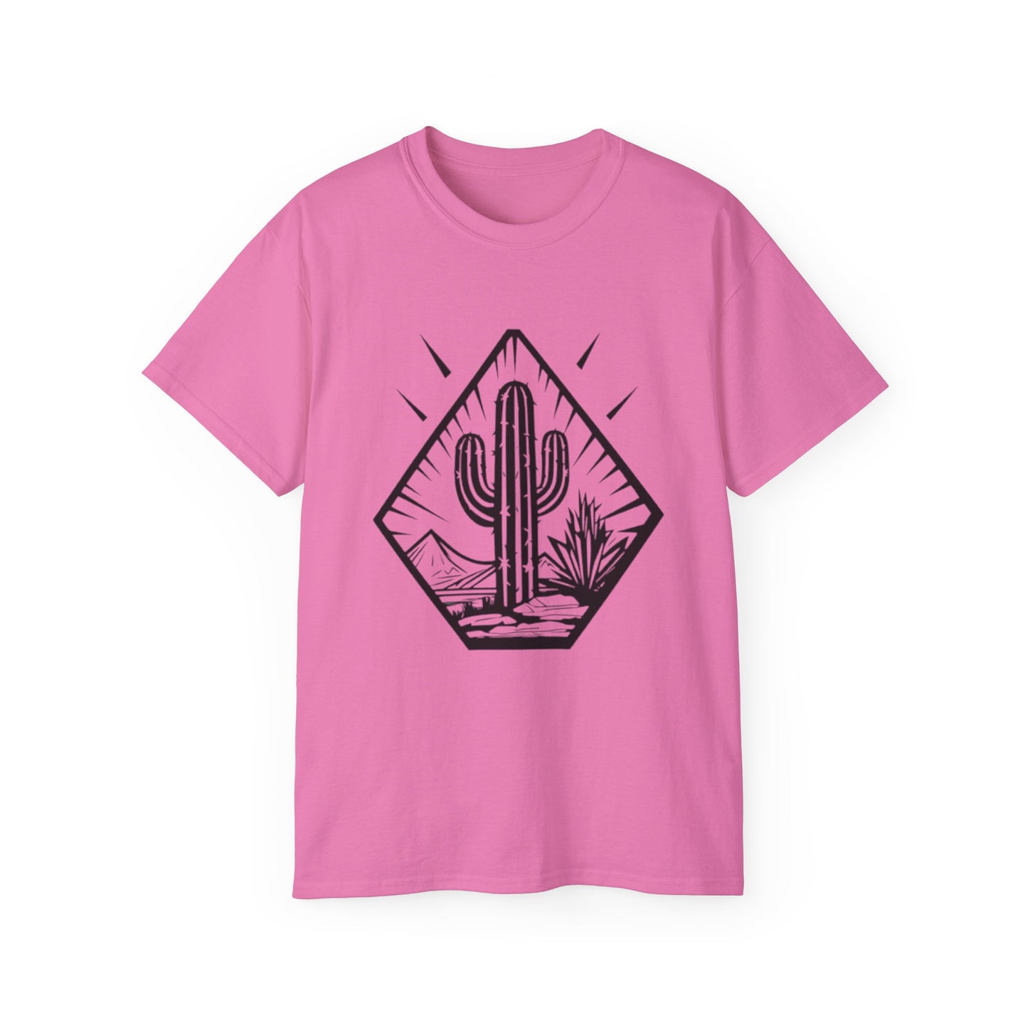 Desert Cactus Tee, Travel Shirt, Nature Lover Gift, Summer Apparel, Outdoorsy Style, Graphic T-shirt