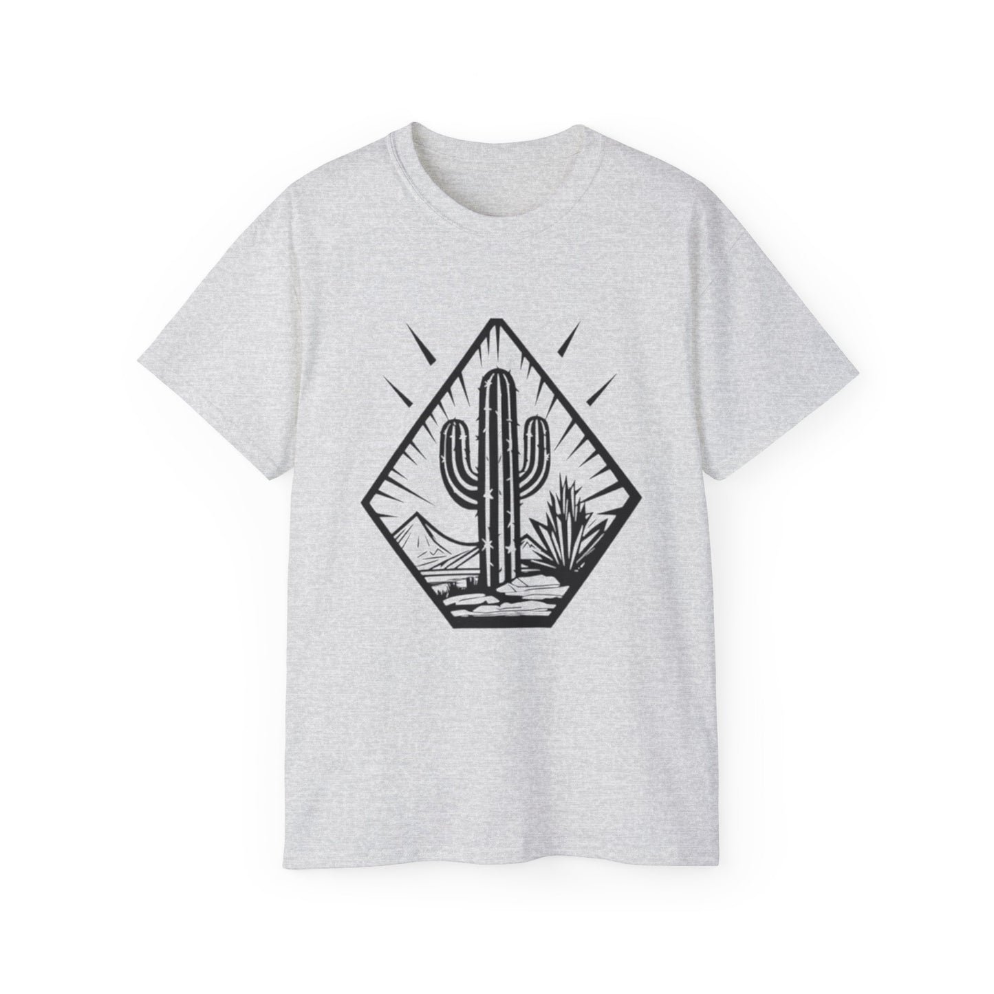 Desert Cactus Tee, Travel Shirt, Nature Lover Gift, Summer Apparel, Outdoorsy Style, Graphic T-shirt
