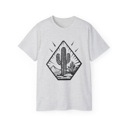 Desert Cactus Tee, Travel Shirt, Nature Lover Gift, Summer Apparel, Outdoorsy Style, Graphic T-shirt