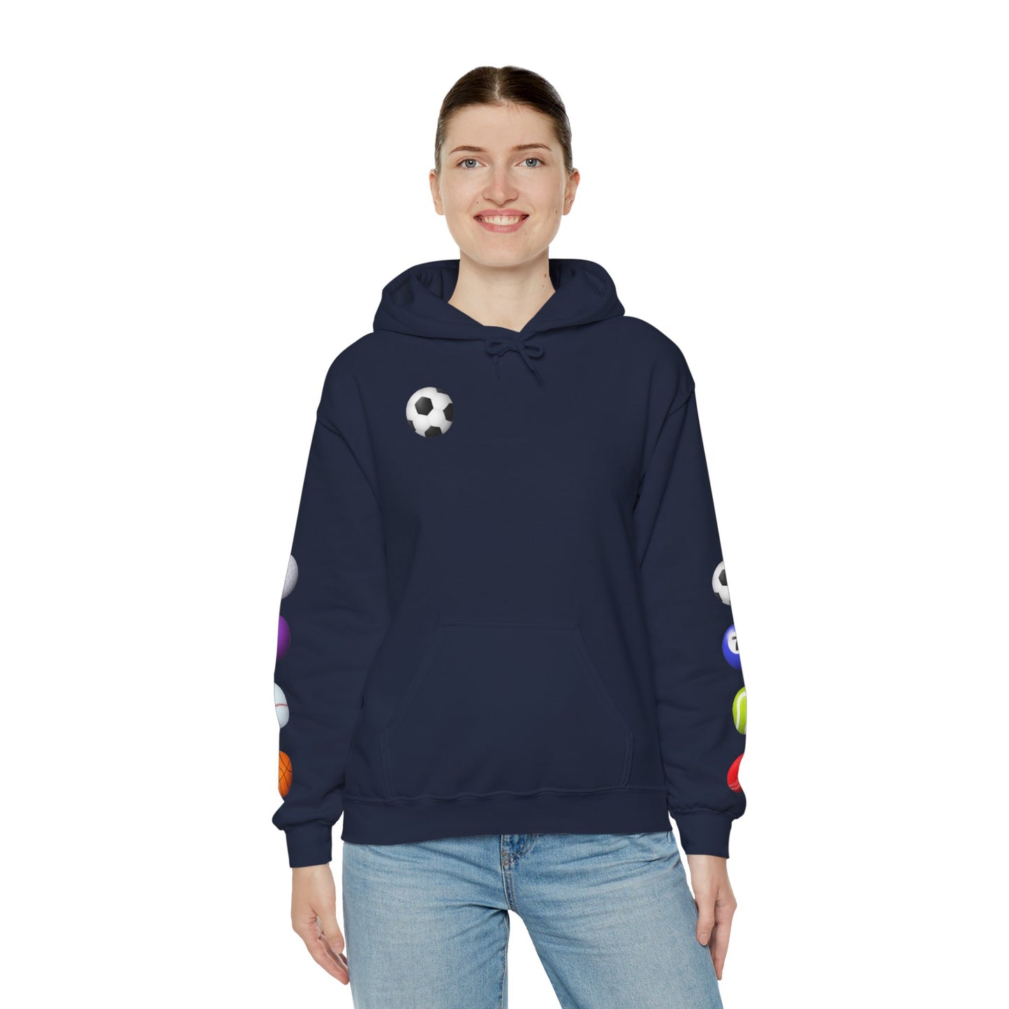 Sports-Themed Hoodie, Perfect for Athletes, Gifts for Sports Lovers, Cozy Sweatshirt for Game Days, Casual Wear