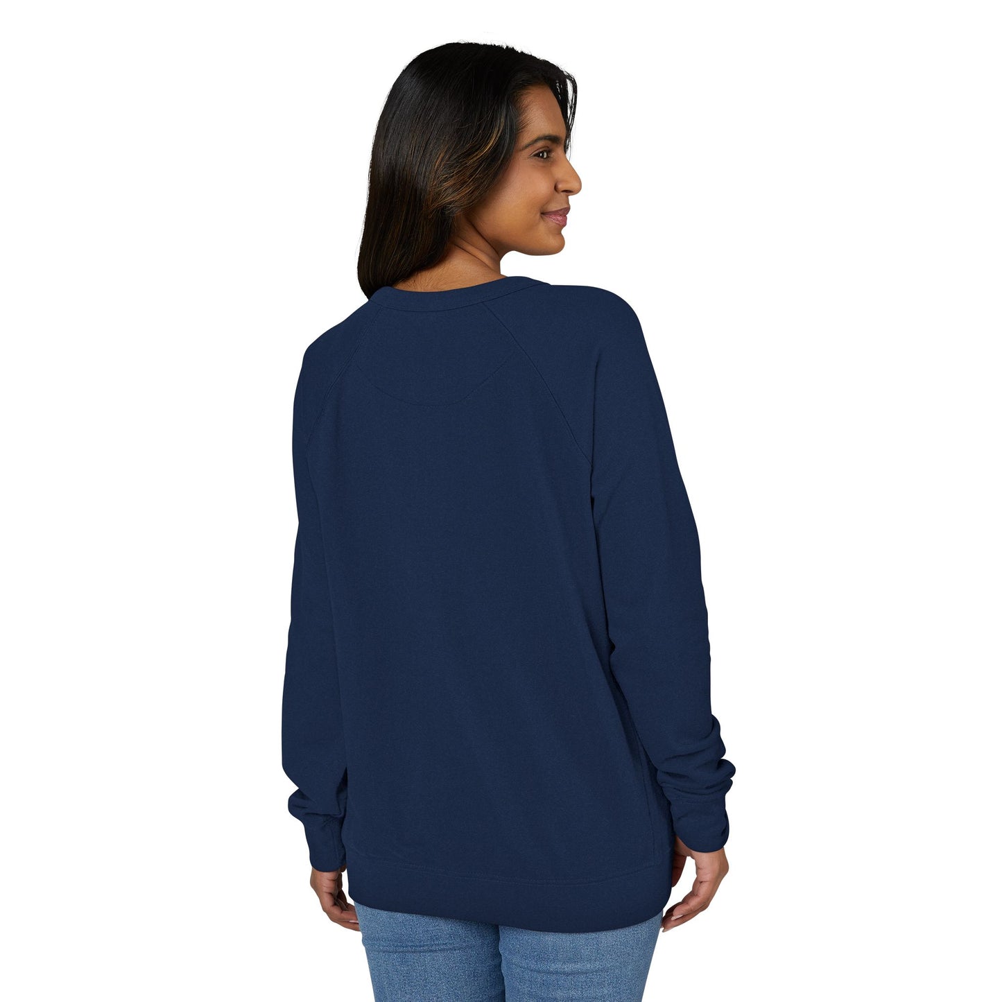 French Terry Raglan Crewneck Sweatshirt, Cozy Casual Wear, Perfect for Lounging, Gift for Him and Her, Everyday Comfort