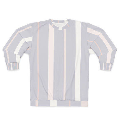 Chic Striped  Sweatshirt, Cozy Fashion, Casual Wear, Gift for Her/Him, Everyday Comfort, Trendy Layering Piece