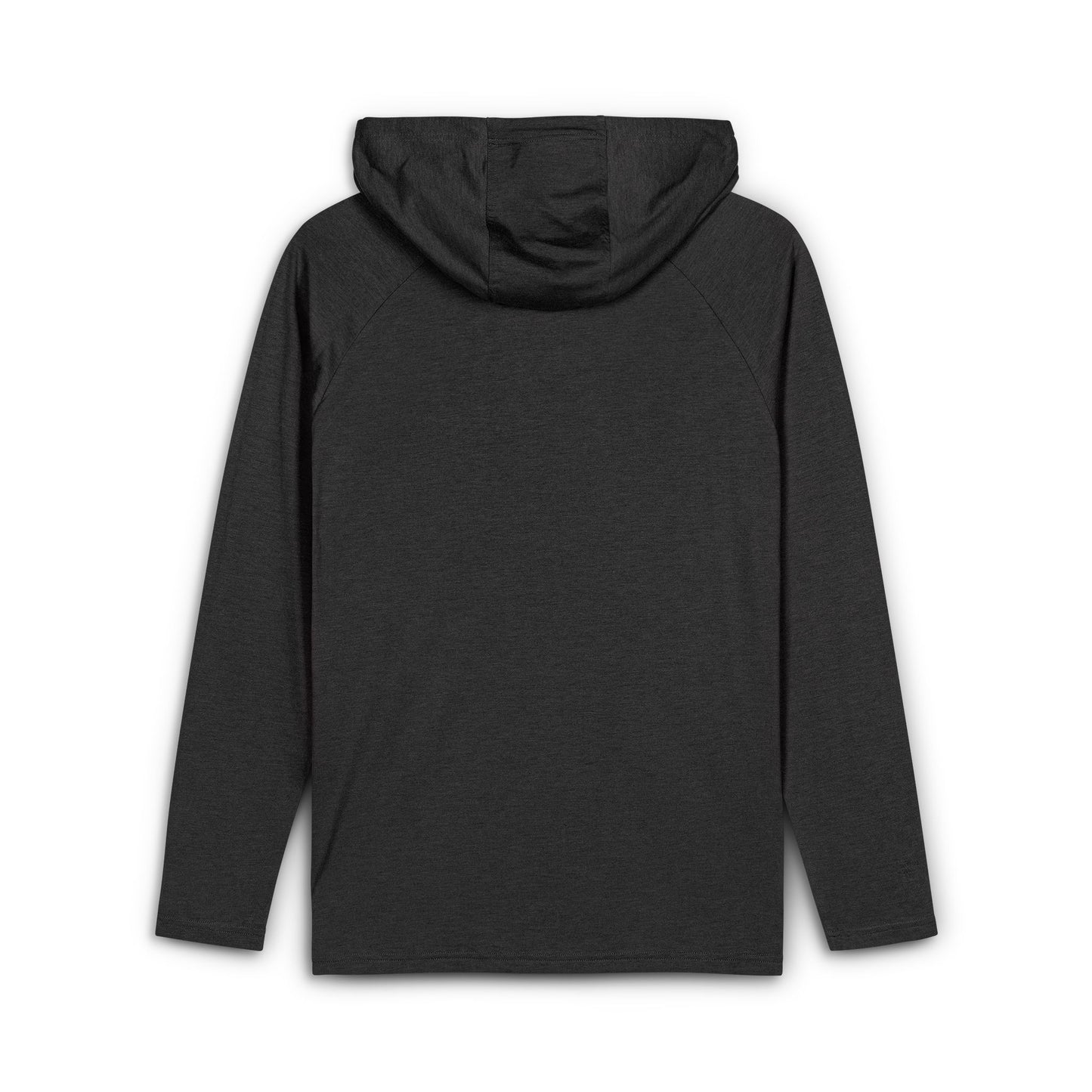 Black Tri-Blend Hoodie — Lightweight Everyday Pullover
