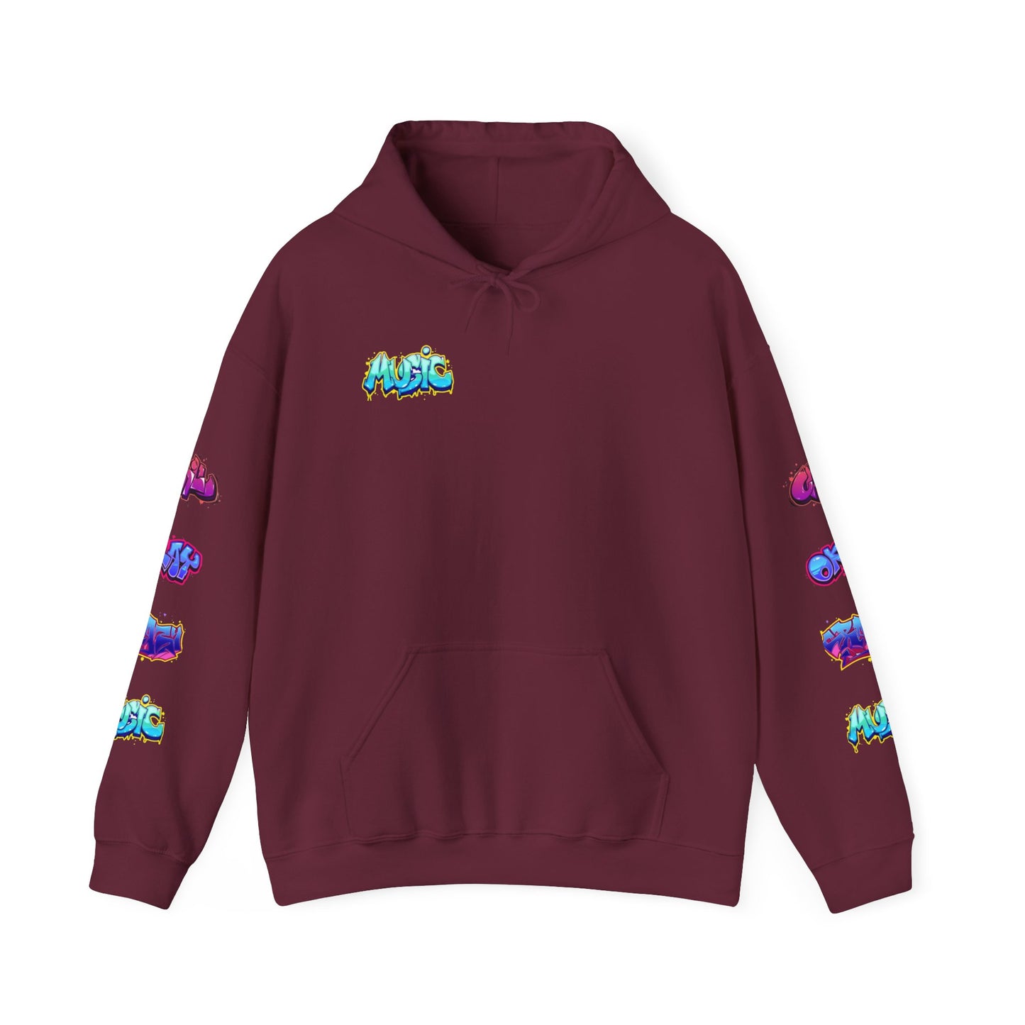 Graffiti Art  Hoodie - Cozy Streetwear, Unique Gift for Art Lovers, Perfect for Festivals, Casual Wear, Cool Graphic Sweatshirt
