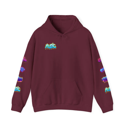 Graffiti Art  Hoodie - Cozy Streetwear, Unique Gift for Art Lovers, Perfect for Festivals, Casual Wear, Cool Graphic Sweatshirt