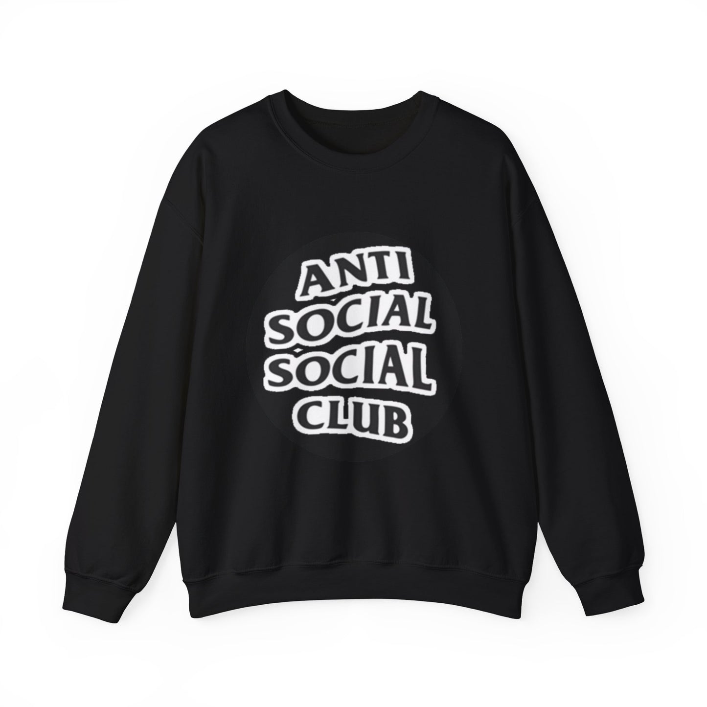 Crewneck Sweatshirt - Anti Social Club Edition, Cozy Sweatshirt, Streetwear Fashion, Gift for Introverts, Lounge Wear, Casual Outfit
