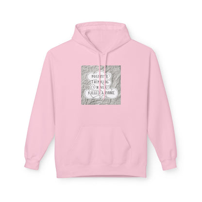 Positive Vibes  Fleece Hoodie | Cozy, Casual Apparel for Friends, Gift for Occasions, Perfect for Everyday Wear