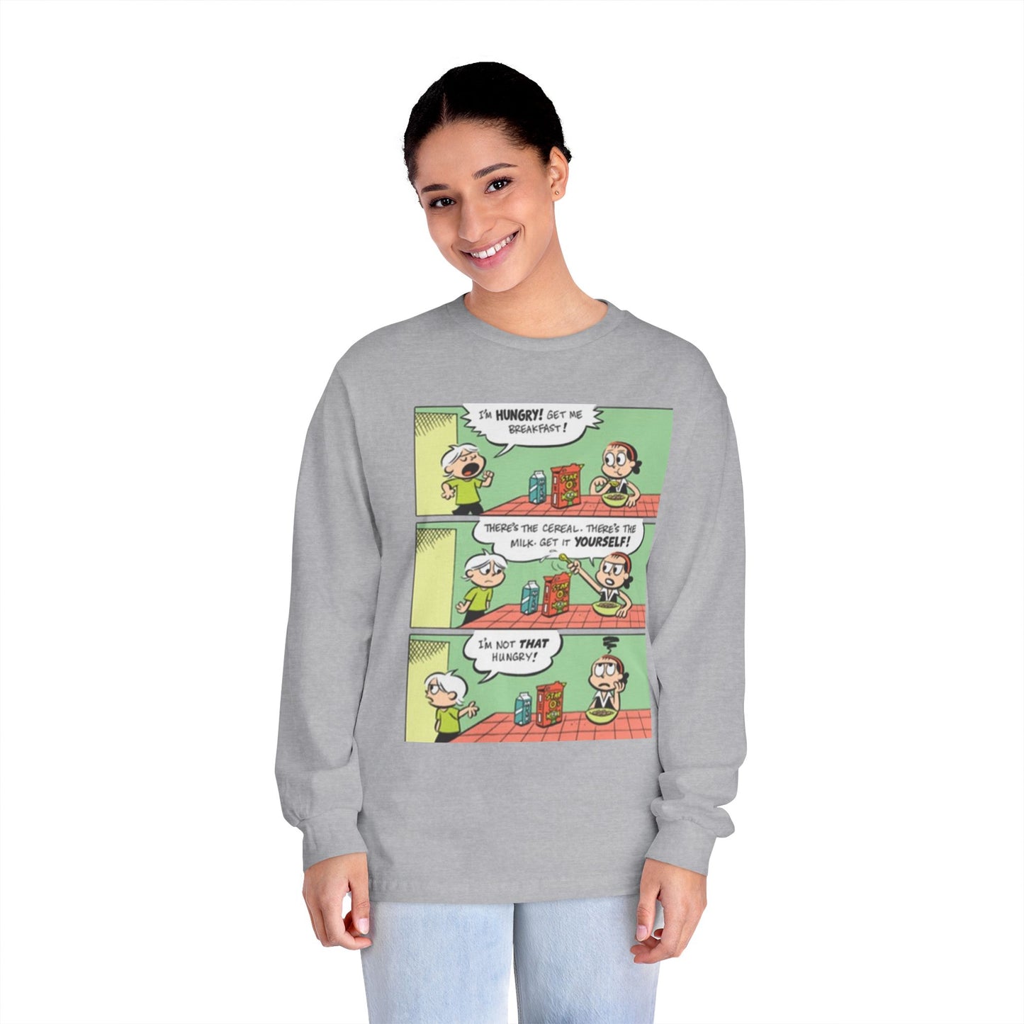 Fun Graphic Long Sleeve T-Shirt