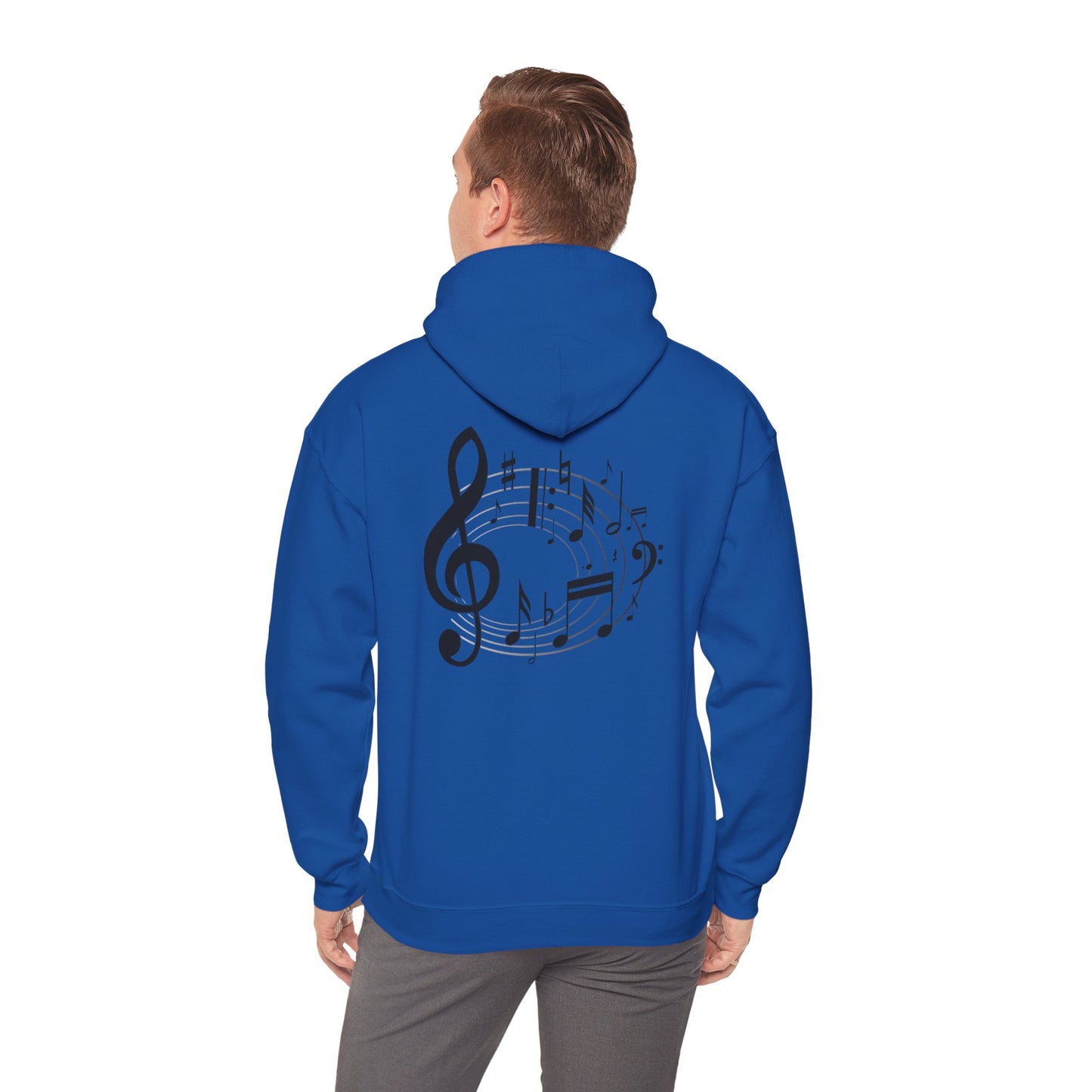 Music Lovers  Hooded Sweatshirt – 'Without Music, Life Would Be a Mistake'