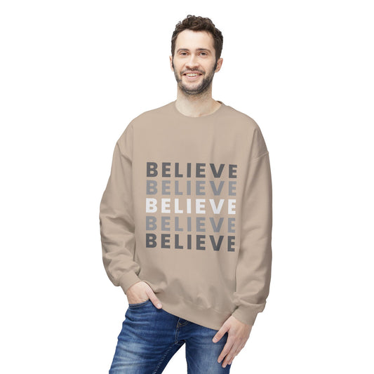 Believe Crew Sweatshirt | Cozy  Sweatshirt for Casual Comfort | Motivational Gift for Friends and Family, Daily Wear, [...]