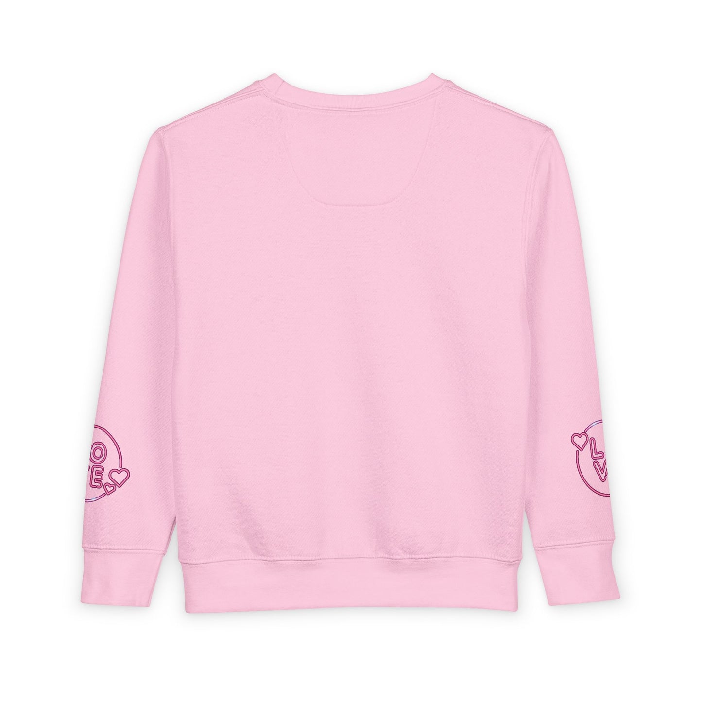 Charming Toddler Sweatshirt with 'Love' Print, Cozy Kids Pullover, Cute Gift for Birthdays, Playdates