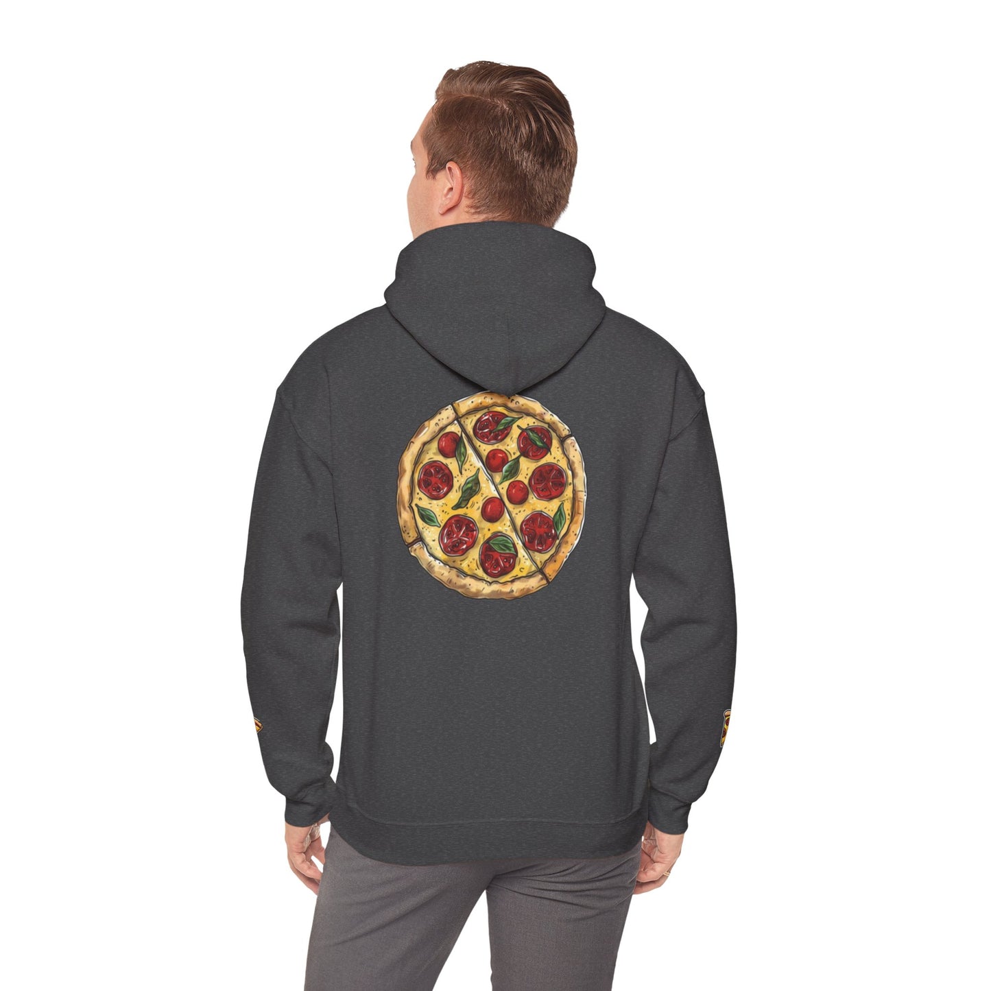 pizza design Heavy Blend™ Hooded Sweatshirt