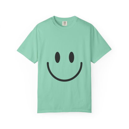 Smiley Face  T-Shirt, Fun Graphic Tee, Casual Wear, Gift for Friends, Positive Vibes Shirt, Happy Birthday Gift, Summer Essentials