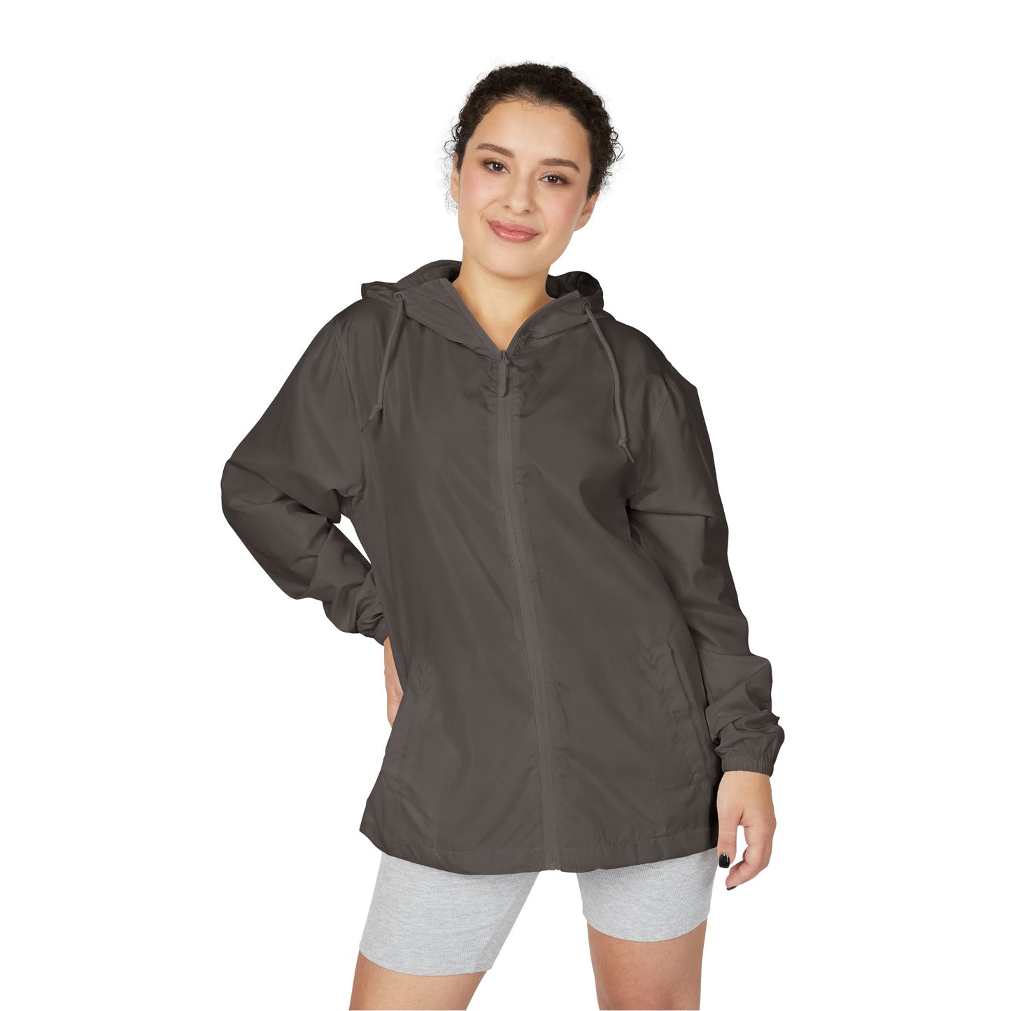 Stylish  Full-Zip Windbreaker for All-Season Adventures, Lightweight Jacket, Outdoor Gear, Casual Fashion, Rain Ready, Easy Layering