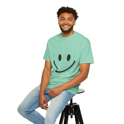 Smiley Face  T-Shirt, Fun Graphic Tee, Casual Wear, Gift for Friends, Positive Vibes Shirt, Happy Birthday Gift, Summer Essentials