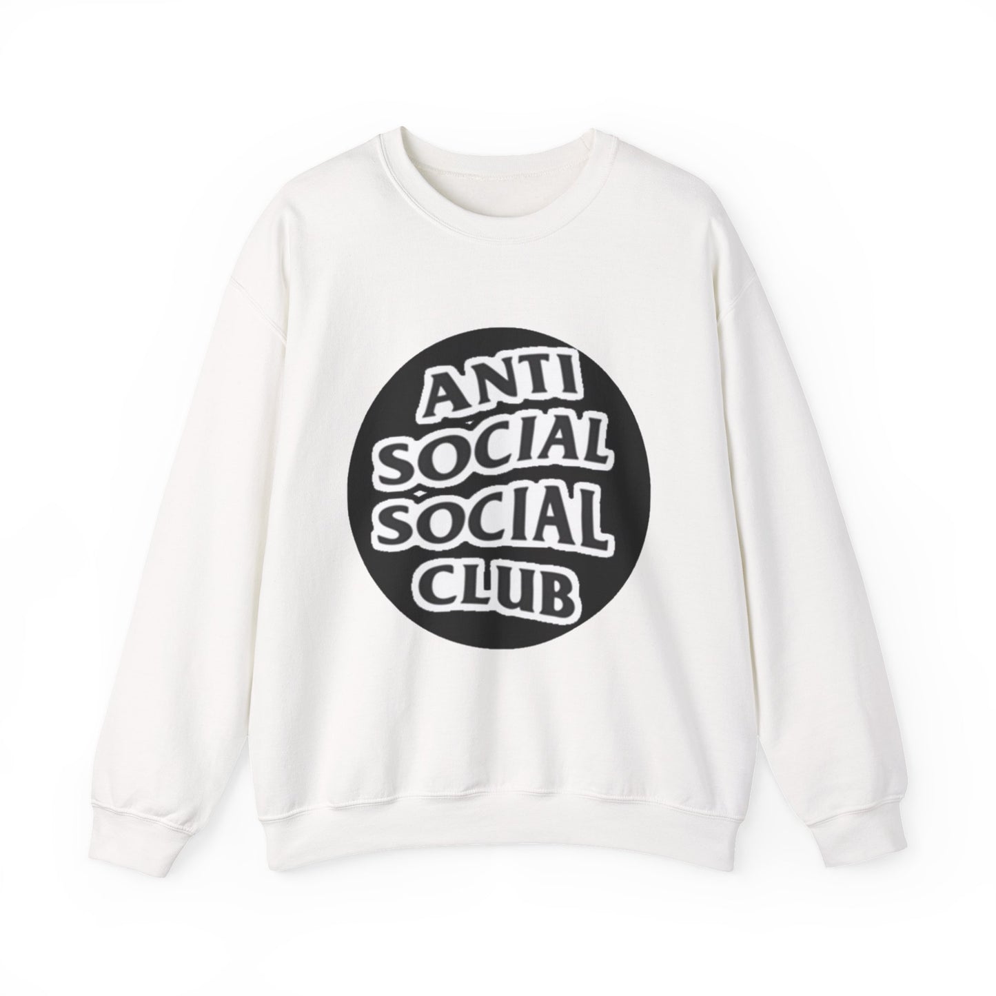 Crewneck Sweatshirt - Anti Social Club Edition, Cozy Sweatshirt, Streetwear Fashion, Gift for Introverts, Lounge Wear, Casual Outfit