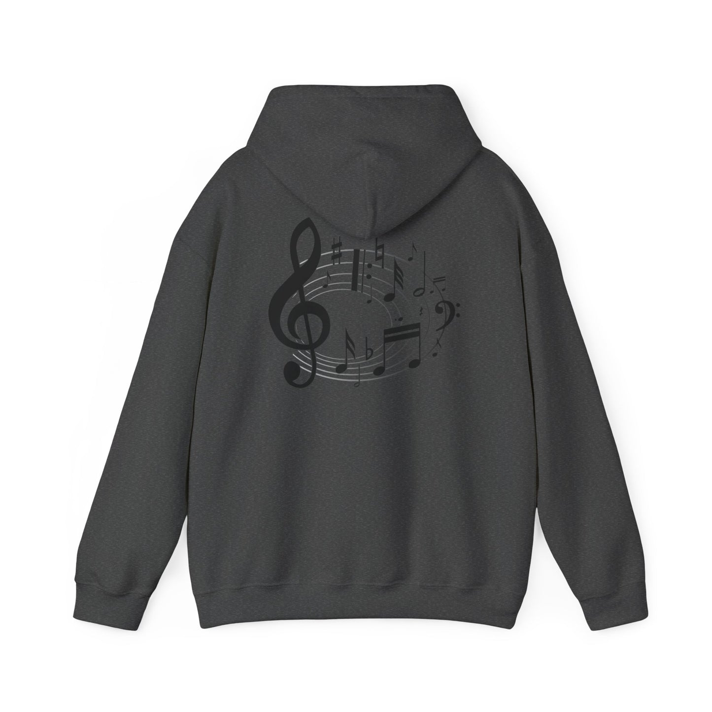 Music Lovers  Hooded Sweatshirt – 'Without Music, Life Would Be a Mistake'