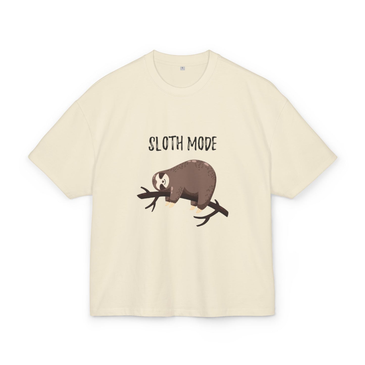 Sloth Mode  Heavy Cotton Tee, Relaxed Fit T-Shirt, Funny Animal Tee, Gift for Sloth Lovers, Humor T-Shirt, Casual Everyday Wear