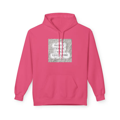 Positive Vibes  Fleece Hoodie | Cozy, Casual Apparel for Friends, Gift for Occasions, Perfect for Everyday Wear