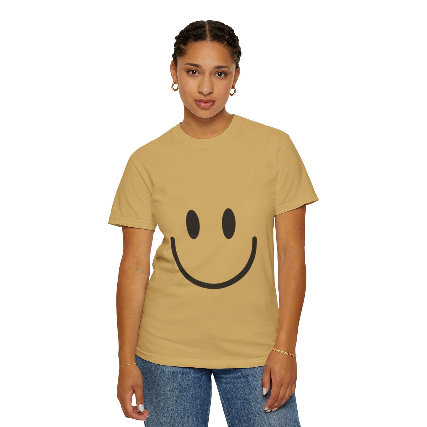 Smiley Face  T-Shirt, Fun Graphic Tee, Casual Wear, Gift for Friends, Positive Vibes Shirt, Happy Birthday Gift, Summer Essentials