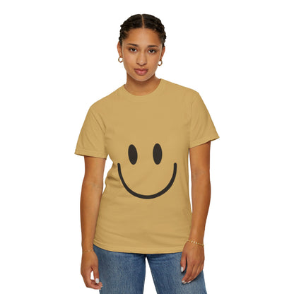 Smiley Face  T-Shirt, Fun Graphic Tee, Casual Wear, Gift for Friends, Positive Vibes Shirt, Happy Birthday Gift, Summer Essentials