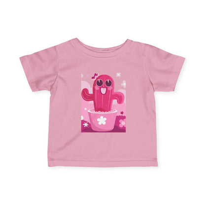 Cute Cactus Infant Tee, Baby Shower Gift, Toddler Summer Shirt, Kids Apparel, Birthday Gift for Boys and Girls, Playful Toddler Outfit