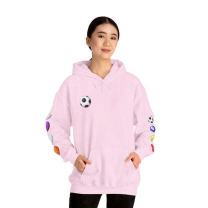 Sports-Themed Hoodie, Perfect for Athletes, Gifts for Sports Lovers, Cozy Sweatshirt for Game Days, Casual Wear
