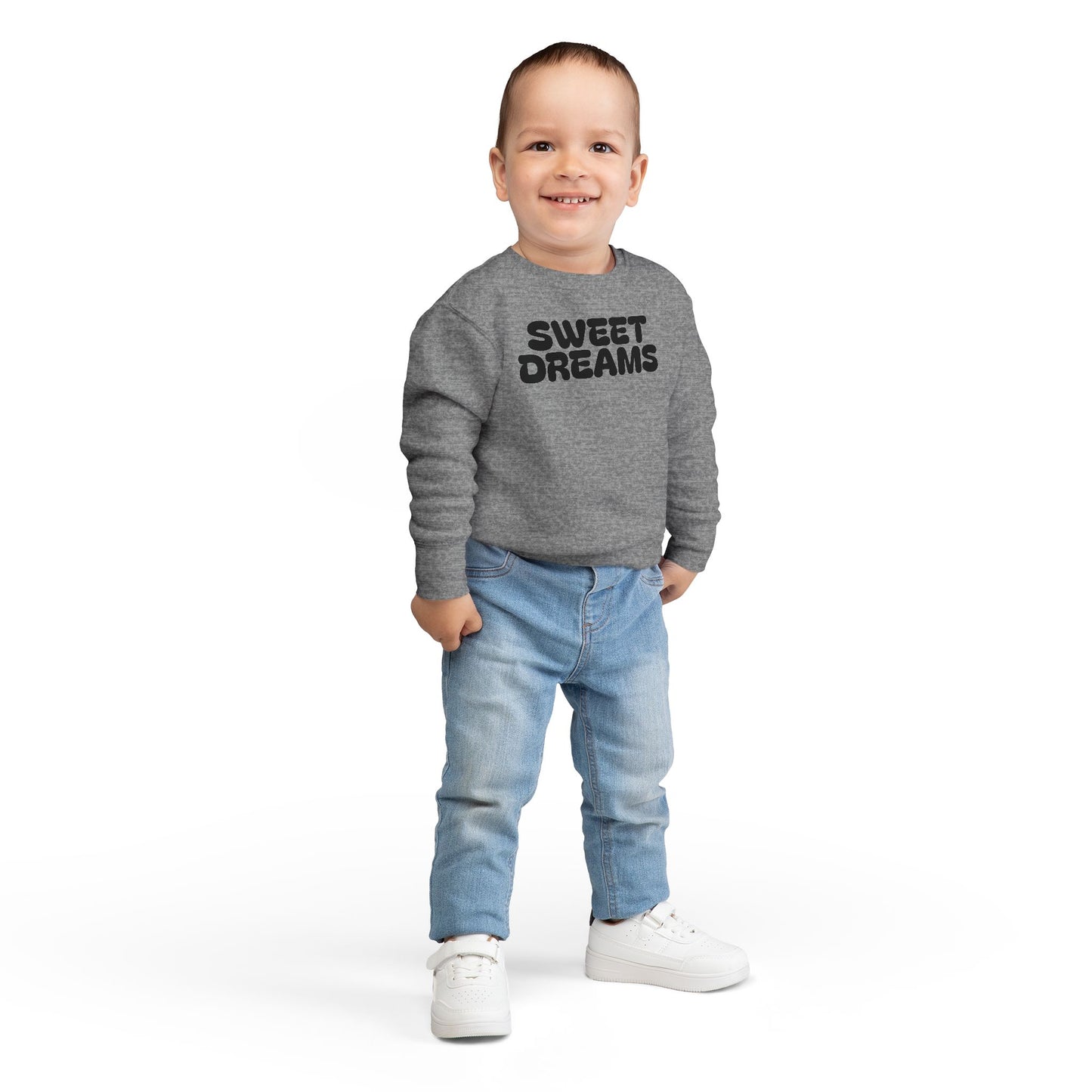 Toddler Sweatshirt - Sweet Dreams, Cozy Kids Fashion, Baby Gift, Birthday Present, Seasonal Outfit, Toddler Apparel